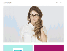 Tablet Screenshot of annikaweller.com